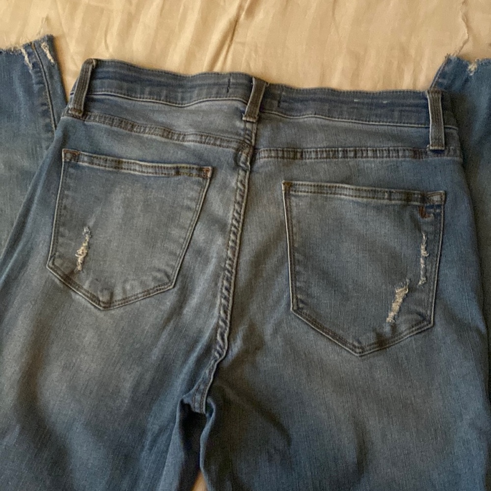 Lularoe distressed skinny jeans
